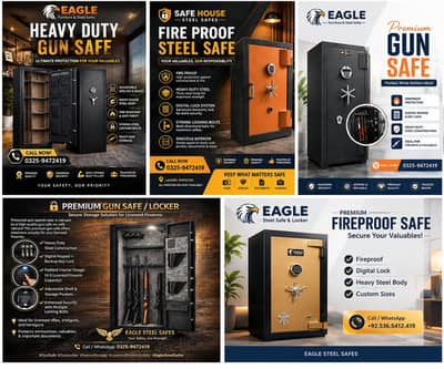 GUN SAFE | FIREPROOF SAFE | STEEL SAFE | GUN LOCKER | TIJORI