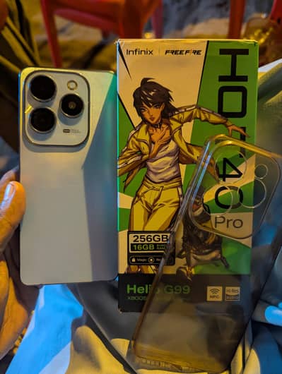 Infinix Hot 40 Pro Mobile & Box