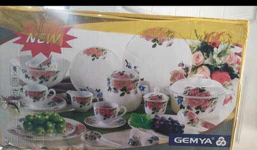 bone 72 pieces dinner set