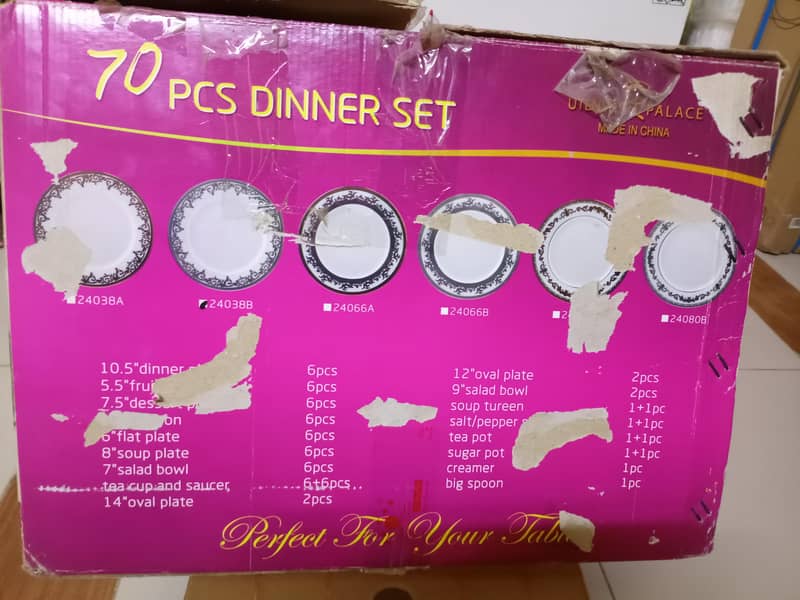 Dinner set 70 pcs(64 pcs) 4
