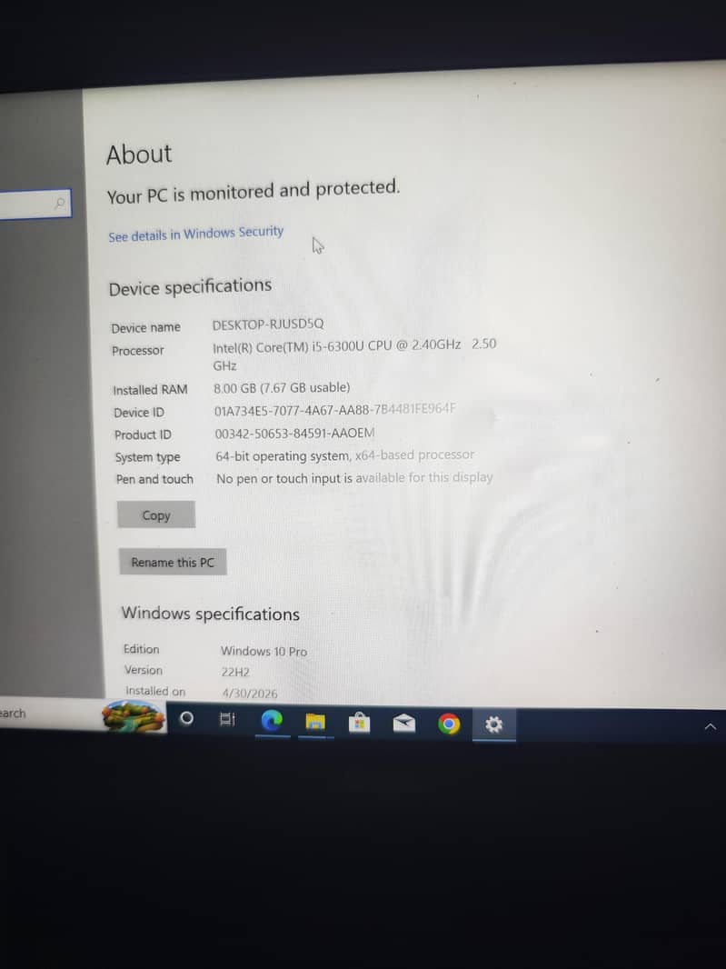 DELL E7470 6THGEN 3