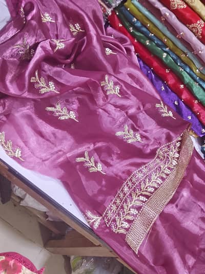 unstitched  shesha silk