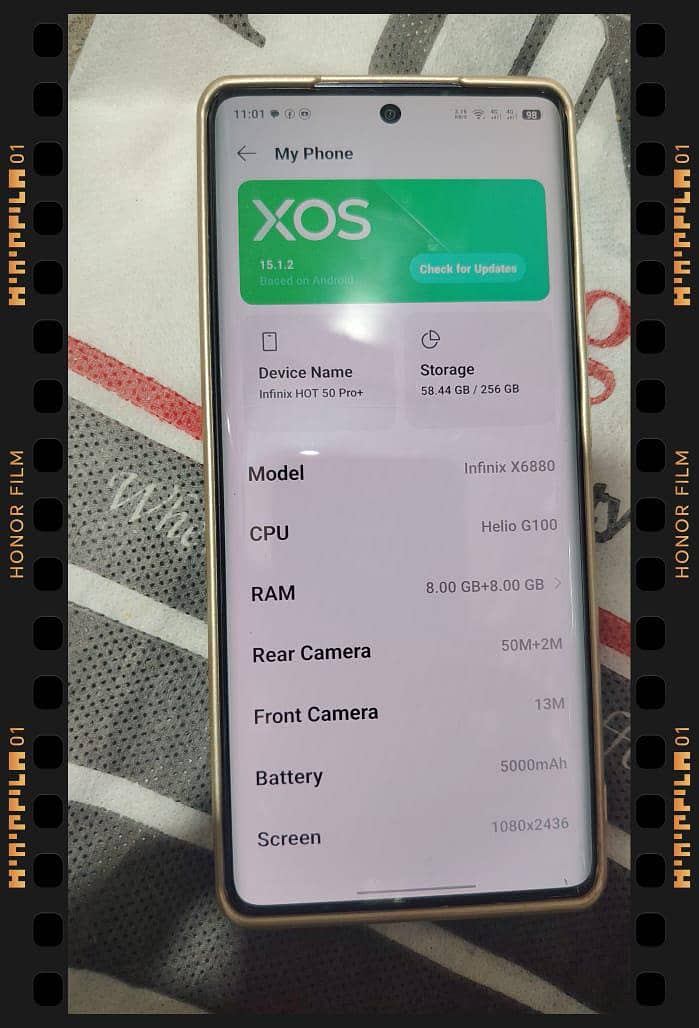 Hot 50 pro plus 0