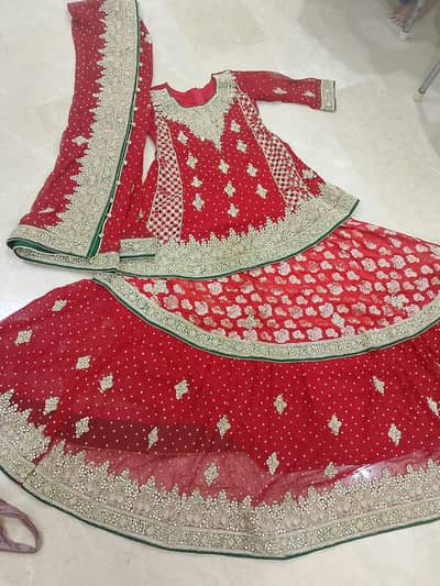 used lahnga good condition