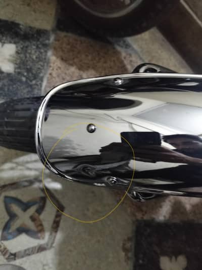 Atlas Honda cg 125 mudguard guniune on AHL stamp shine like new