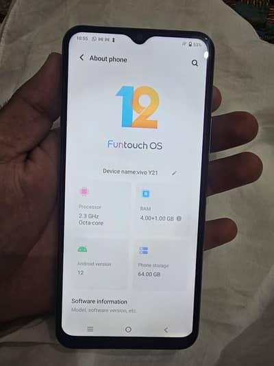 Vivo y21 4/64 with Box