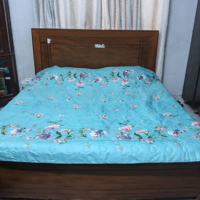 Lite wooden bed set