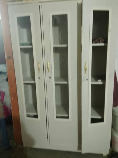 3 door almari showcase