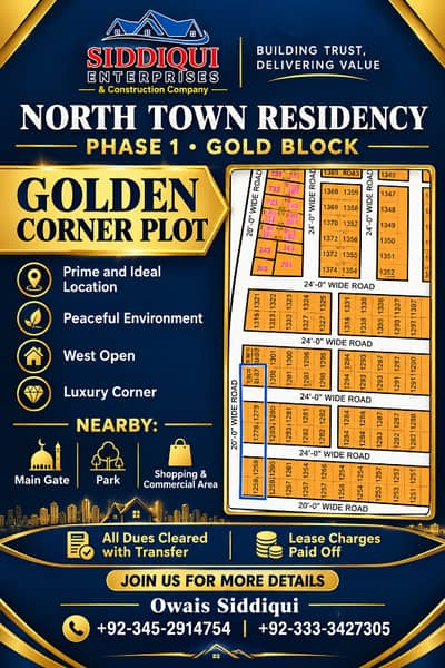 L-1259, 80 Sq Yard, Gold Block