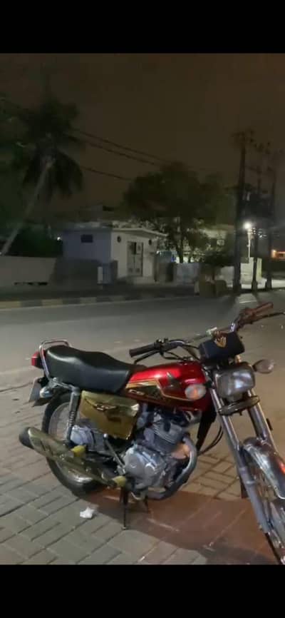 honda 125 gold edition 2024 model like new just 5300 km drive