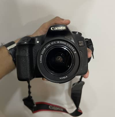 Canon 60d with 18-55 lens