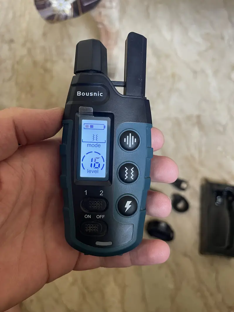 Dog training collar