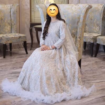 Luxury Custom Walima dress | Hania Amir Inspired | Wore Once | 120k