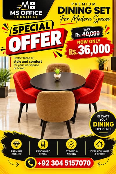 4 Seater Dining/Chair/Luxury Dining Table/Dining chairs/Dining Set
