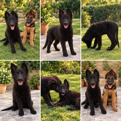 **Black GSD Puppies | 1 puppy Rs75,000 | Pair Rs140000 |**