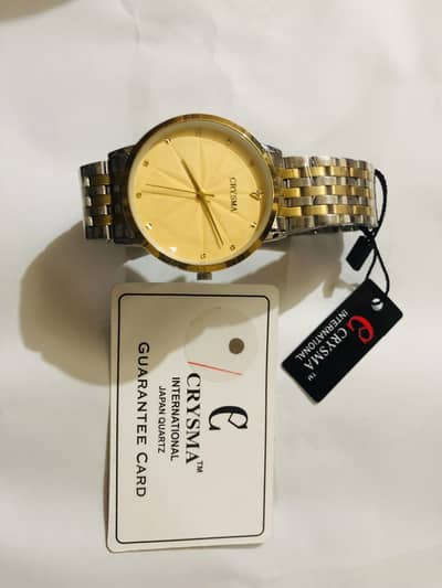 New crysma men’s watch 2026