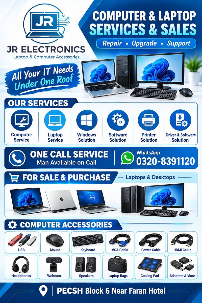 Computers & Laptops Sale/Purchase | Repair & Software Solutions 0