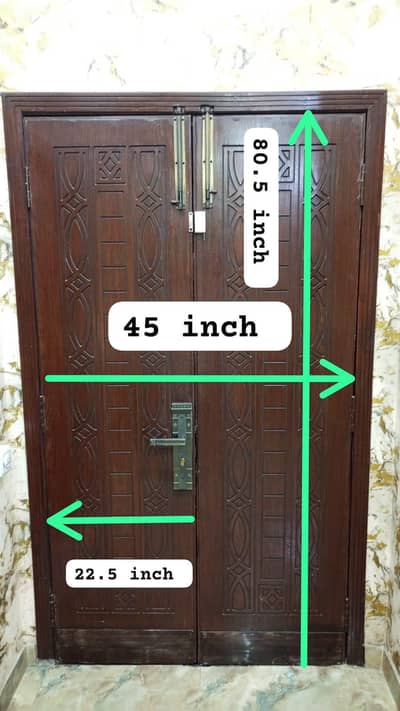 used wooden doors