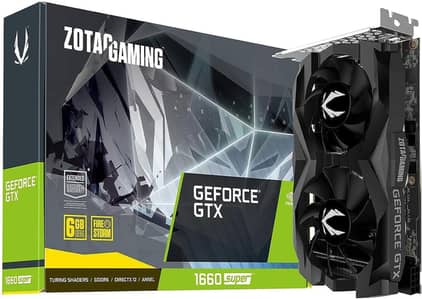 Nvidia GTX 1660 Super 6GB Zotac Twin Fan Graphics Card for Gaming PC