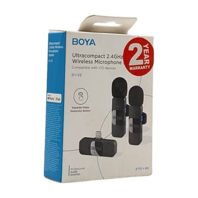 BOYA Wireless Microphone for iPhone – Lightning Connector