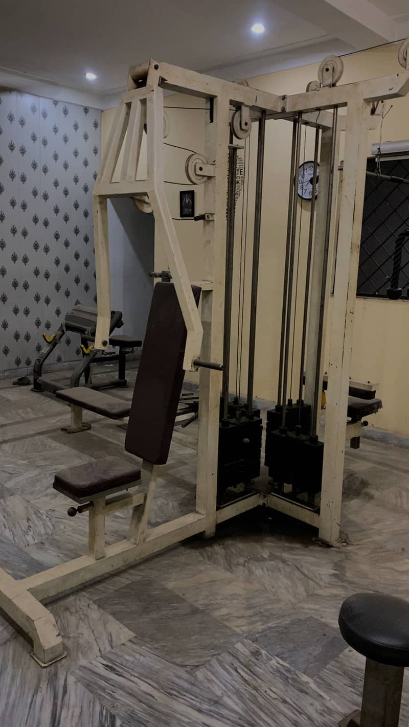 4 stations adjustable banch dumbels 0