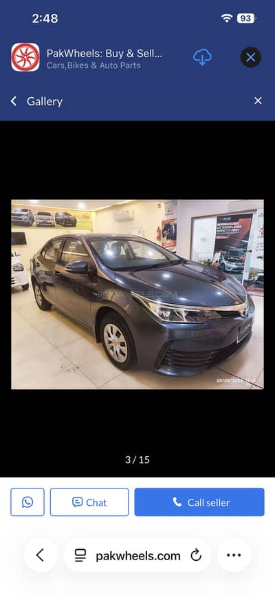 Corolla Gli 2017 model automatic 03173828167 urgsle