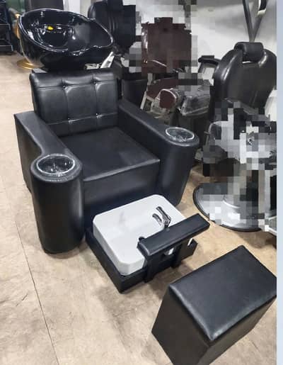 Pedicure Manicure Shampoo units Facial beds
