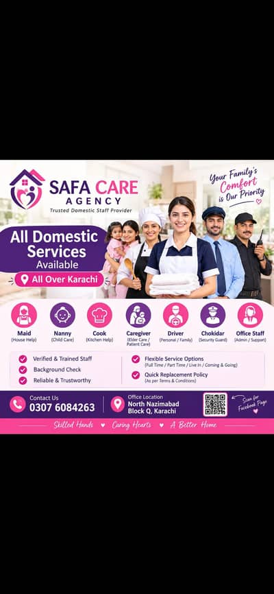 female maids  baby sitter available