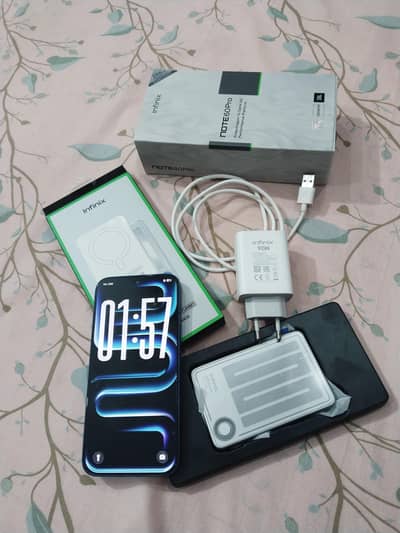 Infinix Note 60 Pro 8+8/256GB Blue | PTA Approved | 10/10 | Full Box