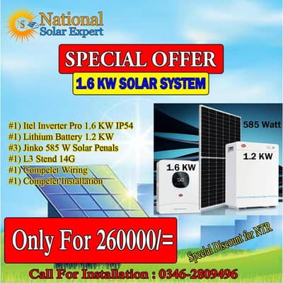 All kinds of Solar systems installation