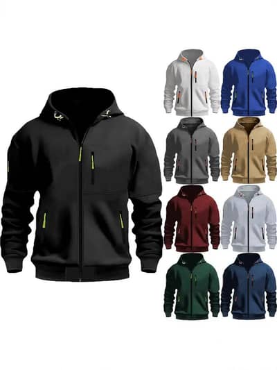 plus Size me hooded jacket winter Casual zipper