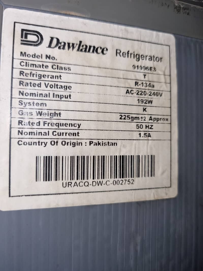Dawlance Refrigerator 4