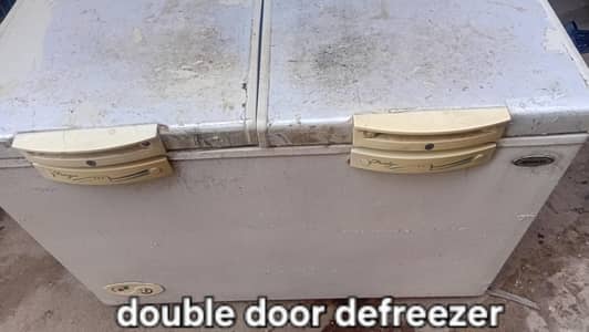 waves double door defreezer on working condition