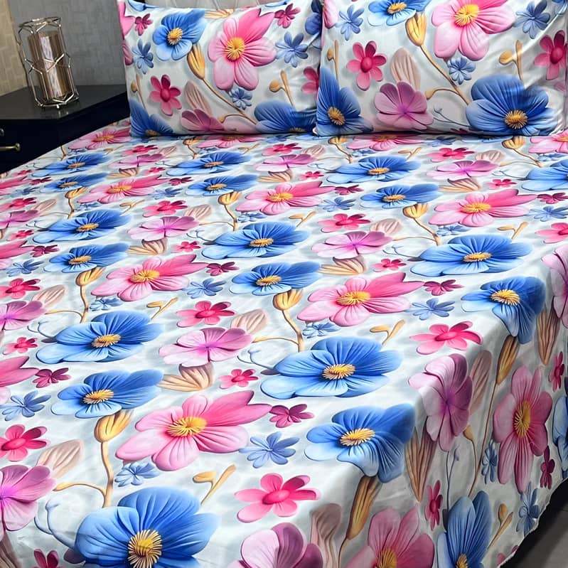 9D Digital Cotton Bedsheets 1