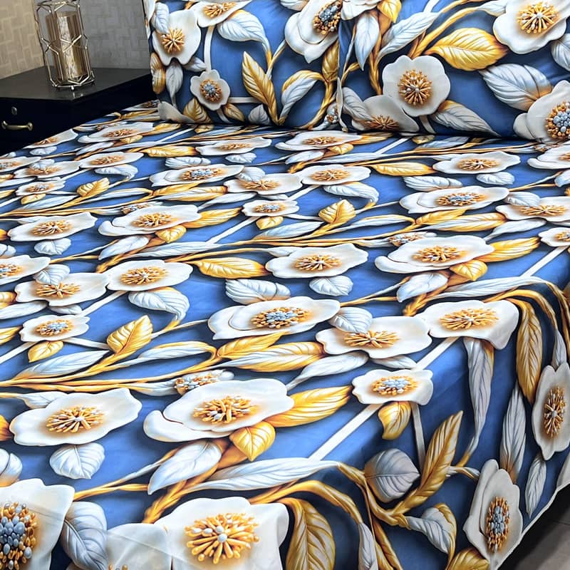 9D Digital Cotton Bedsheets 2