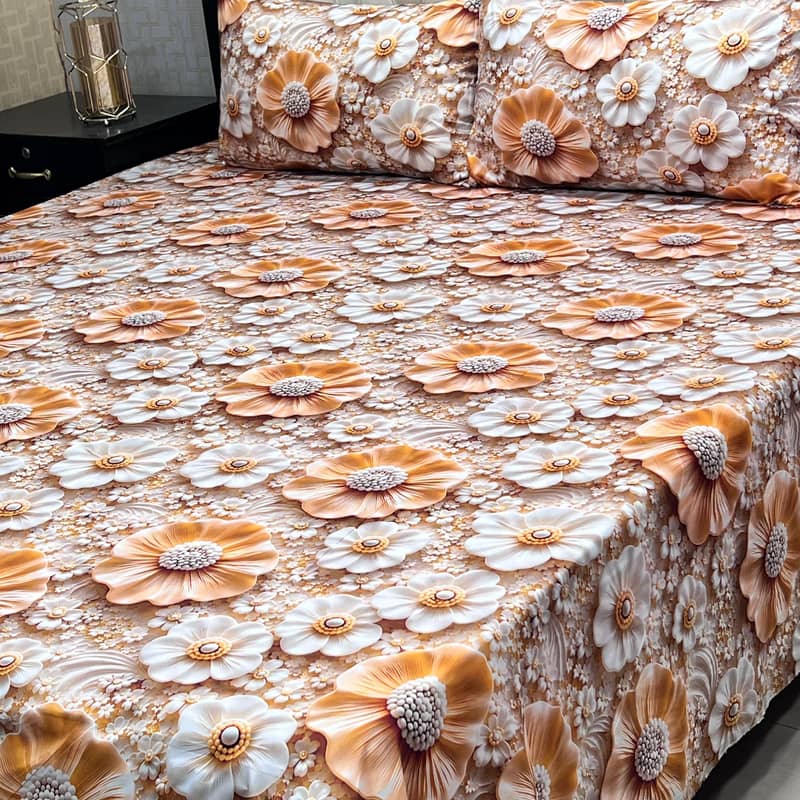 9D Digital Cotton Bedsheets 3