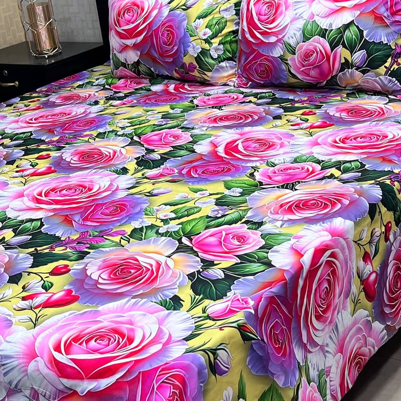 9D Digital Cotton Bedsheets 5