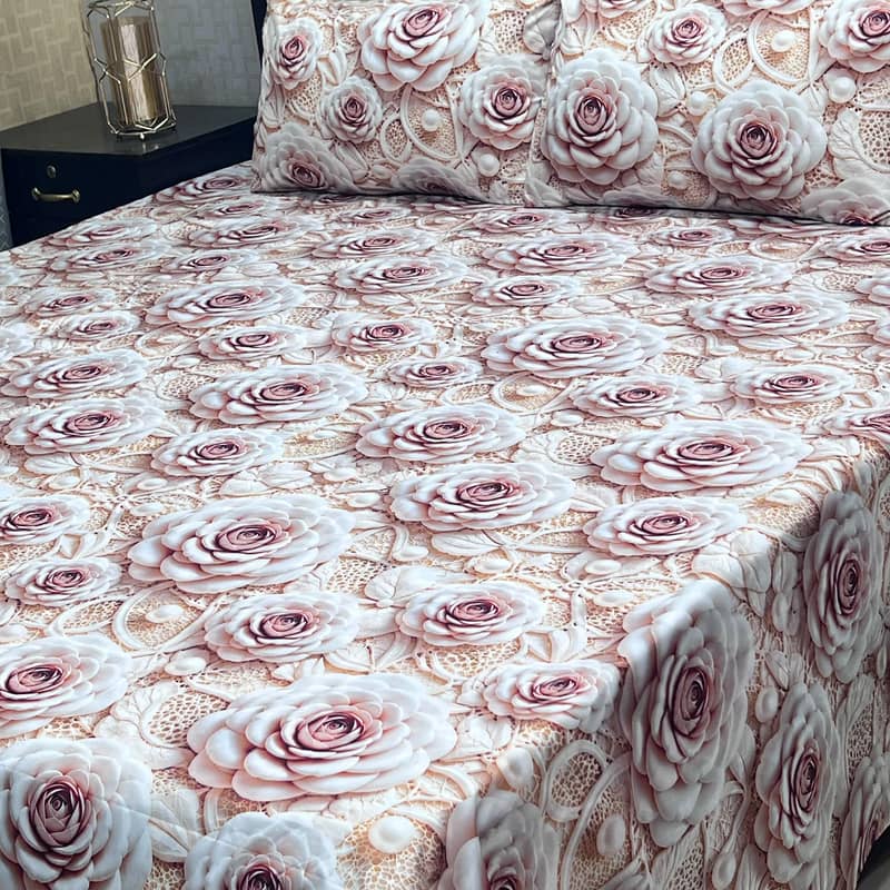 9D Digital Cotton Bedsheets 9
