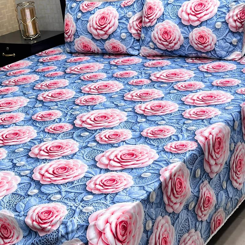 9D Digital Cotton Bedsheets 10