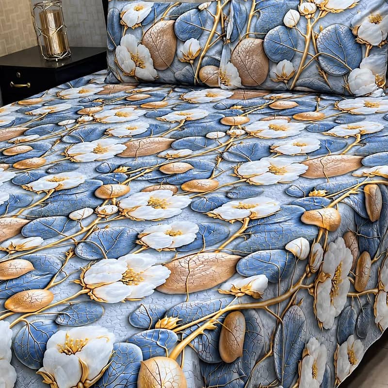 9D Digital Cotton Bedsheets 12
