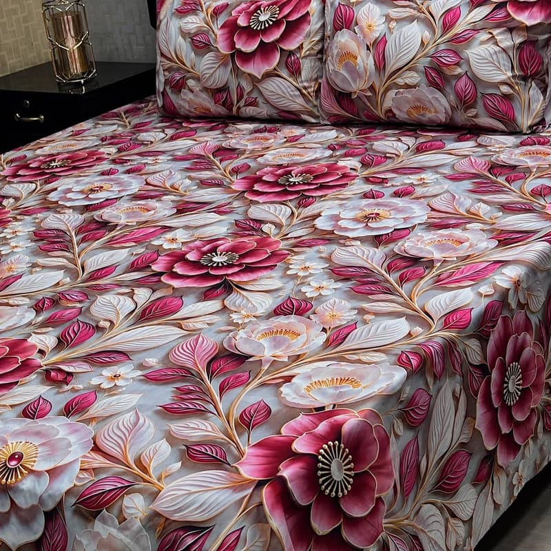9D Digital Cotton Bedsheets 14