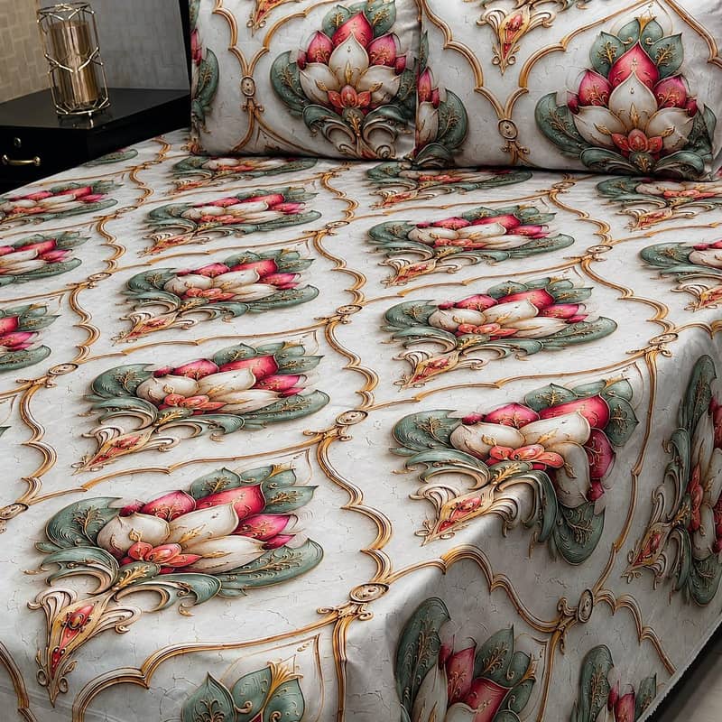 9D Digital Cotton Bedsheets 15