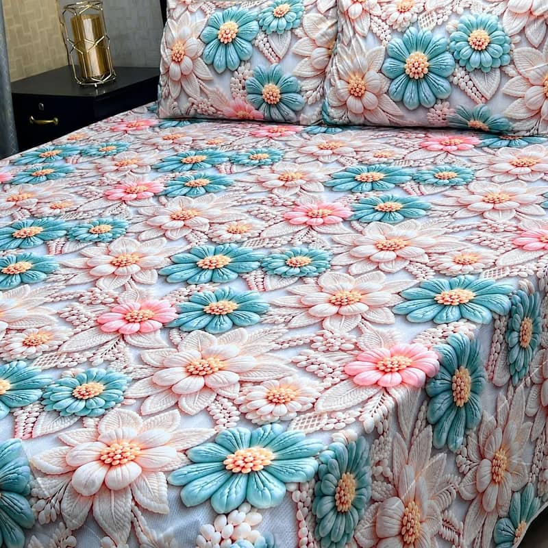 9D Digital Cotton Bedsheets 17