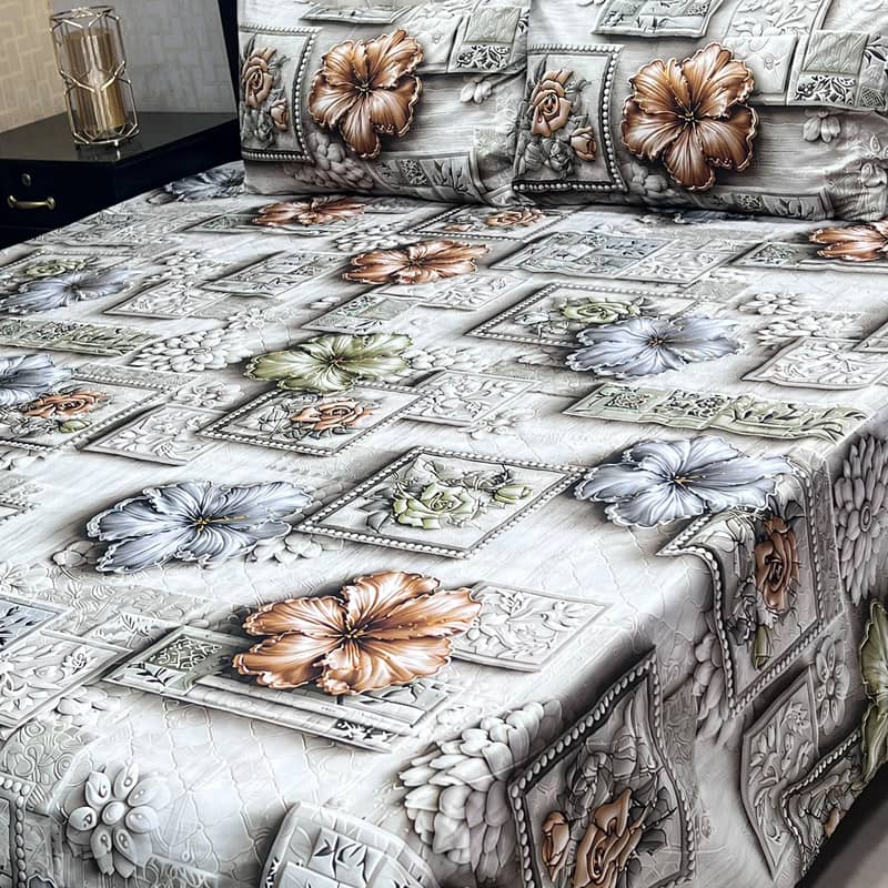 9D Digital Cotton Bedsheets 19