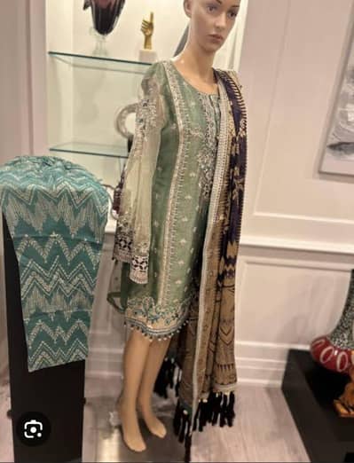 Maria. B 3 piece with heavy long shawl