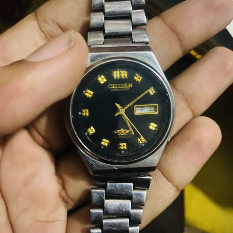 Citizen eagle 7 automatic black dial 0