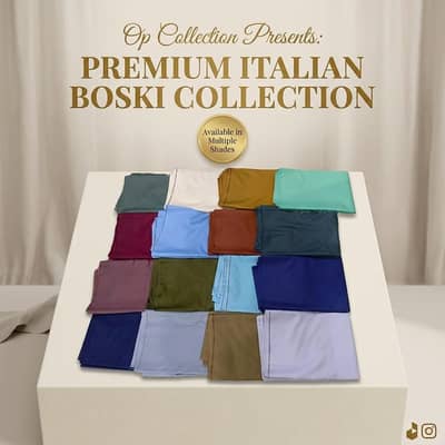 Italian Boski Unstitched Fabric