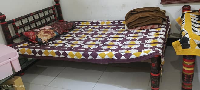 pair of sindhi charpai beds