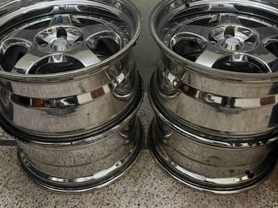 work S1 Super Chrome Rims 18inch