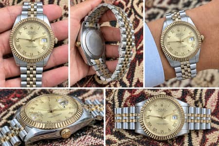 Rolex Style Two-Tone Watch